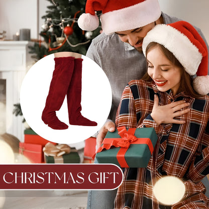 Lenvic Over Knee High Fuzzy Socks