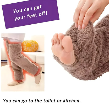 Lenvic Over Knee High Fuzzy Socks